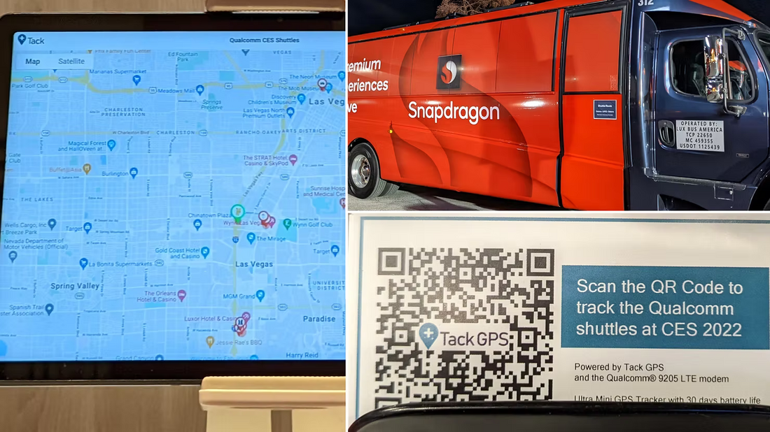 CES 2022: Qualcomm's shuttles powered by Tack GPS