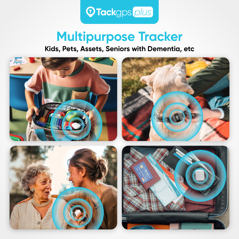 Tack GPS Plus 定位器：適合孩童、長輩、身心障礙者、寵物與汽車，具備跌倒偵測（120+ 個國家/地區）